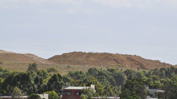 Eucalypt Drive in Lilydale, the residential site of a quarry mound.