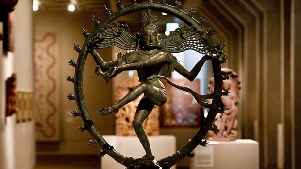 Controversy: The dancing Shiva statue at the National Gallery of Australia in Canberra.