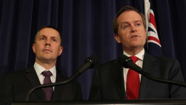 Shadow spokesman on the environment Mark Butler and Opposition Leader Bill Shorten announce Labor is standing firm in backing a price on carbon.