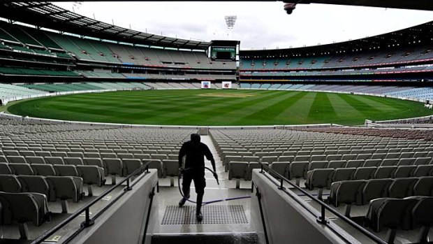 The MCG was as quiet as a mausoleum on Saturday.