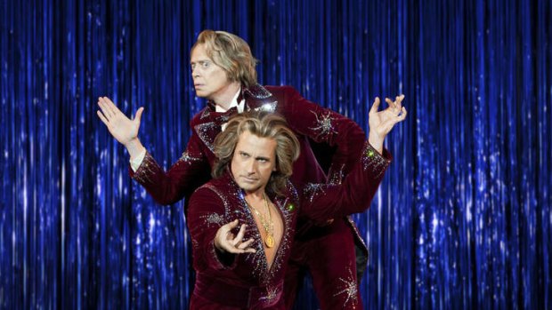 Prepare to be dazzled: Steve Carell and Steve Buscemi play magicians in <em>The Incredible Burt Wonderstone</em>.