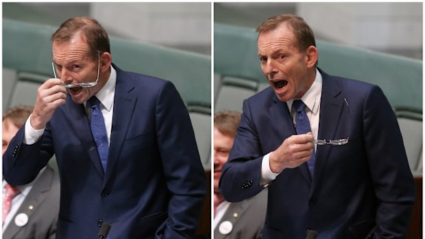 Former prime minister Tony Abbott hits back in Parliament.