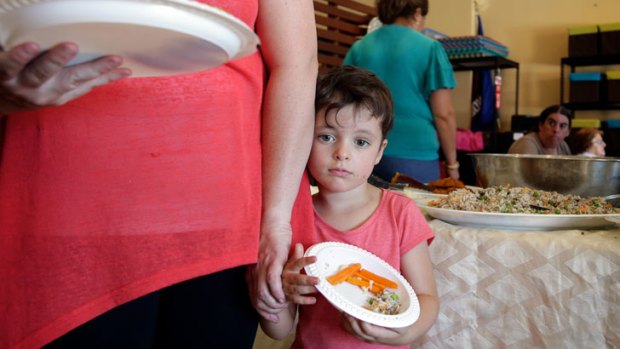 Salvation for some: Lunch is served at Cafe Salvo in Noble Park.