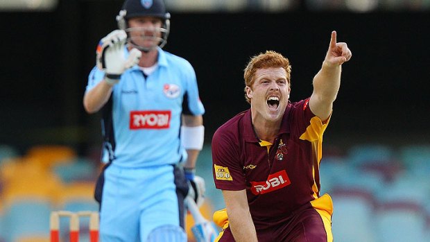 Alister McDermott took three wickets as the Bulls beat NSW at the Gabba.