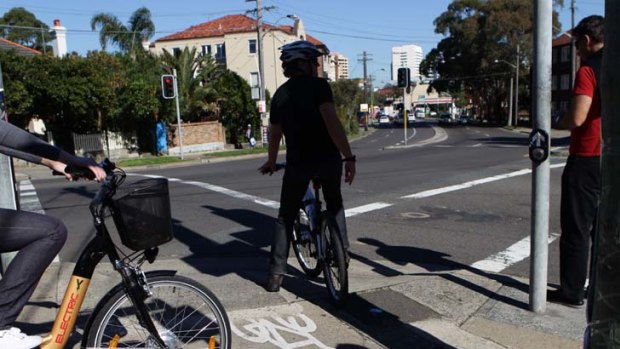 Easy riders ... shared footpaths are coming under scrutiny.