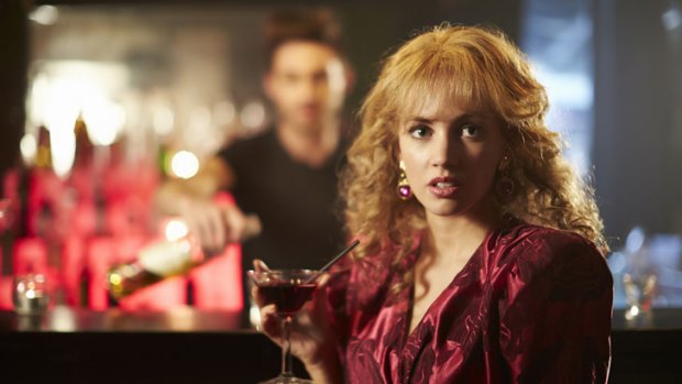 Samantha Jade as Kylie Minogue in <i>Never Tear us Apart: The Untold Story of INXS</i>