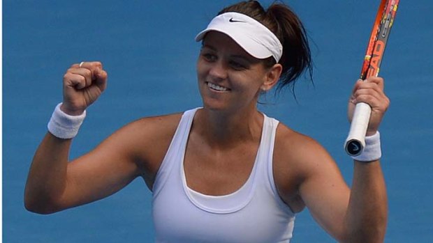 Single-minded: Casey Dellacqua's relationship with coach Shannon Nettle and her doubles success have fuelled her confidence for singles campaigns.