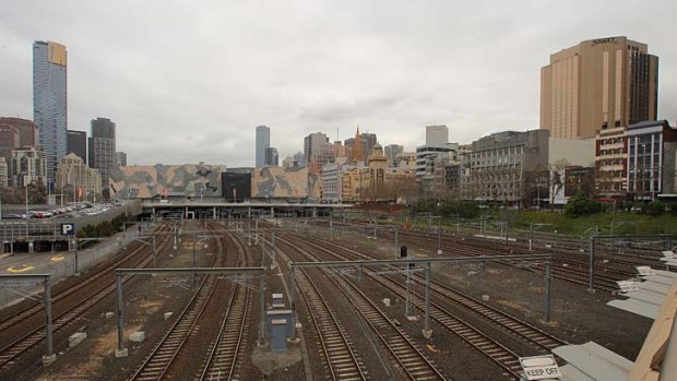 Possible connection site: Jolimont rail yards.