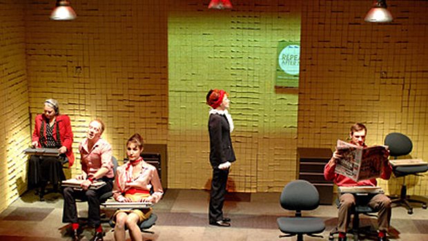The Red Stitch Actors Theatre's <i>Stop. Rewind</i> charts the dreams and desires of seven office workers.