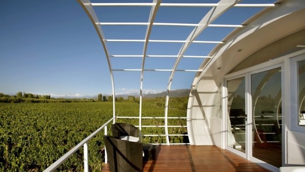 Between heavens: Positioned near vineyards, Entre Cielos is a half-hour's drive from Mendoza.
