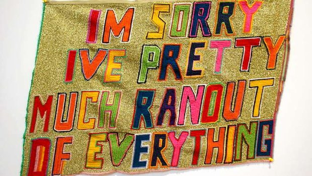 <i>I'm sorry, I've pretty much ran out of everything</I>, Paul Yore 2012.