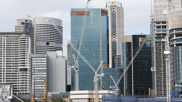The familiar sight of cranes on Sydney's skyline indicates a development boom is under way.