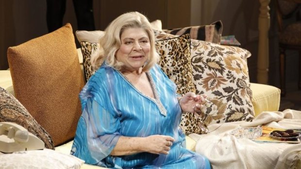 Holding court: Miriam Margolyes' Sue Mengers swears like a sailor and gossips like a courtier in <i>I'll Eat You Last</i>.