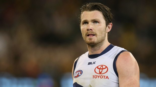 On the move: Patrick Dangerfield.