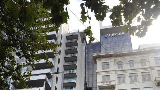 The old site of The Phoenix Hotel on Flinders Street, soon to be a high rise apartment buidling site.