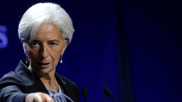 Order: International Monetary Fund chief Christine Lagarde points out action is needed.