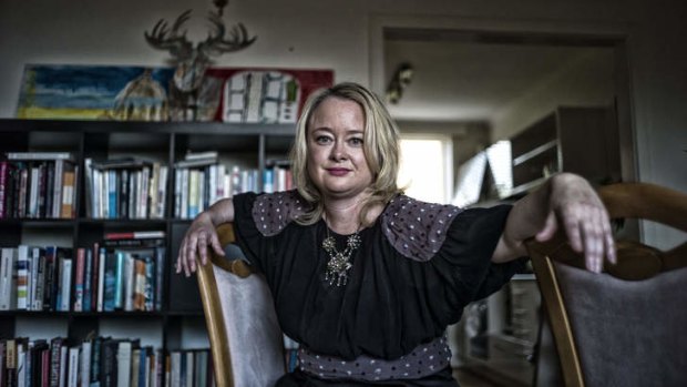 The way it was: Lawyer turned international journalist Brigid Delaney at her St Kilda home.