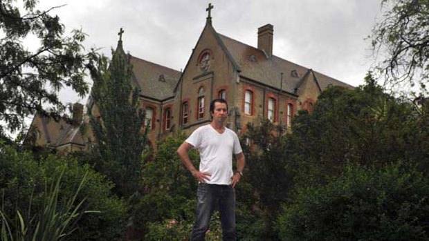 Steve Jolly at Abbotsford Convent, which will lose part of its grounds.