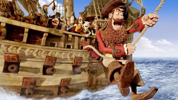 Kids' movie <i>The Pirates! Band of Misfits (3D)</i> is moulded from the same clay as <i>Wallace and Gromit</i>.