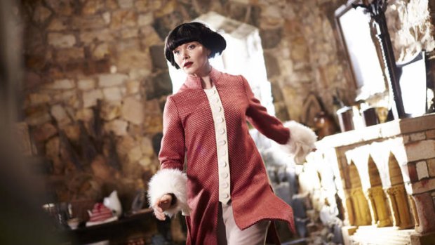 Season finale: It might be Christmas, but the stylish Phryne Fisher is still solving murders.
