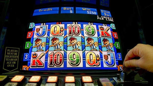 Government has loosened the rules, allowing plain pokies signs measuring two metres.