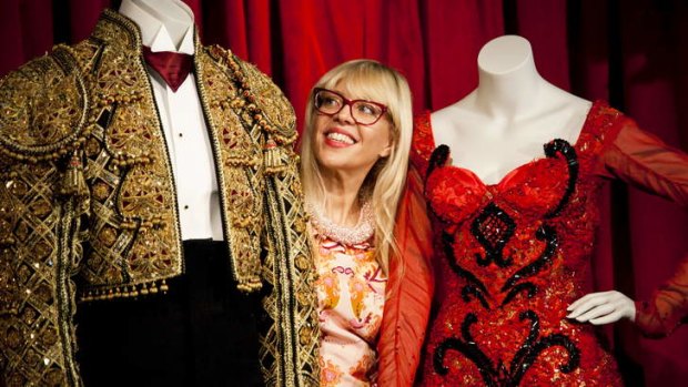 ''People come out with smiles on their faces'': Catherine Martin at the Powerhouse Museum for the opening of the Strictly Ballroom exhibition featuring her costume designs from the film.