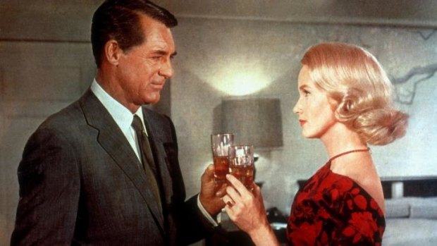 Cary Grant and Eva Marie Saint in <i>North by Northwest</i>.