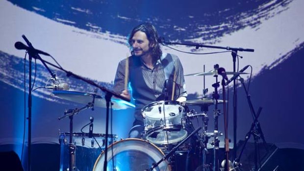 Pleasant enough ... singer and drummer Gotye performs at City Recital Hall.