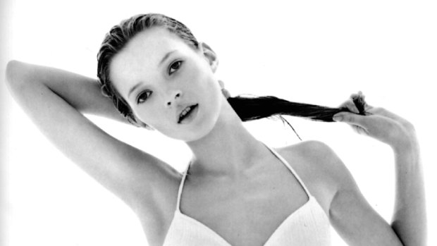 Then ... Kate Moss kicks off the "waif" epidemic as the face of Calvin Klein in 1994.