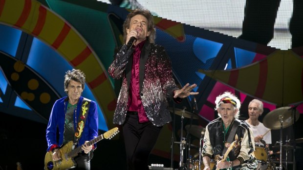 The Stones perform in Havana in March.