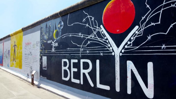 The East Side Gallery wall remnant.