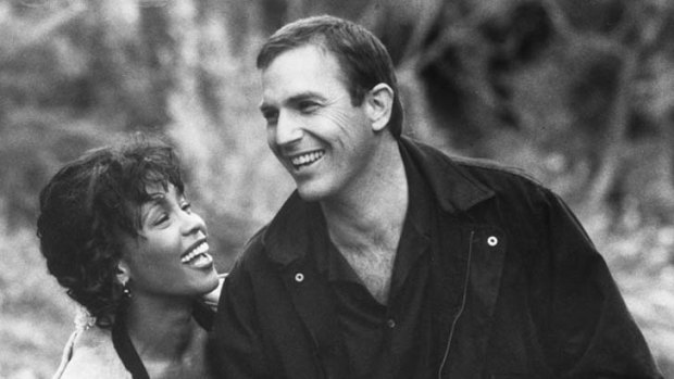 Whitney Houston starred with Kevin Costner in The Bodyguard.