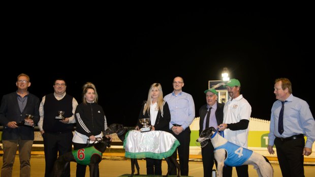 Champion Model, centre, took out the 2017 Canberra Cup. Photo: Sitthixay Ditthavong