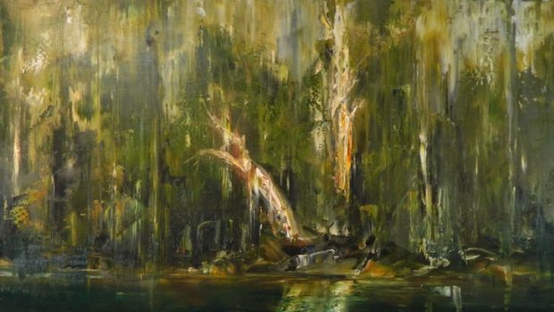 Unsettling representation ... Geoff Dyer's canvas <i>D'Entrecasteaux Near Cockle Creek.</i>