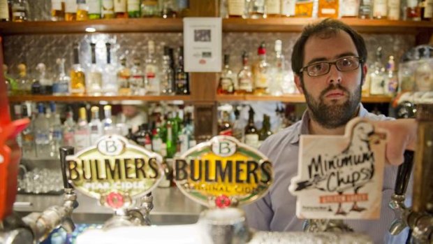 Bar manager of the Durham in Kingston Adrian Moran says business is bad.
