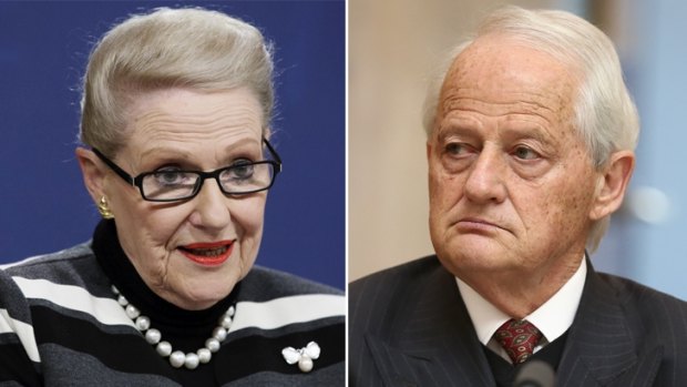 Bronwyn Bishop and Philip Ruddock.