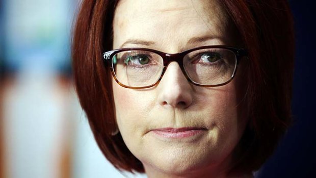 Clamping down on TV bookies: Prime Minister Julia Gillard.