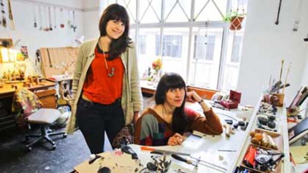 Karla Way and Natalia Milosz-Piekarska in their studio.