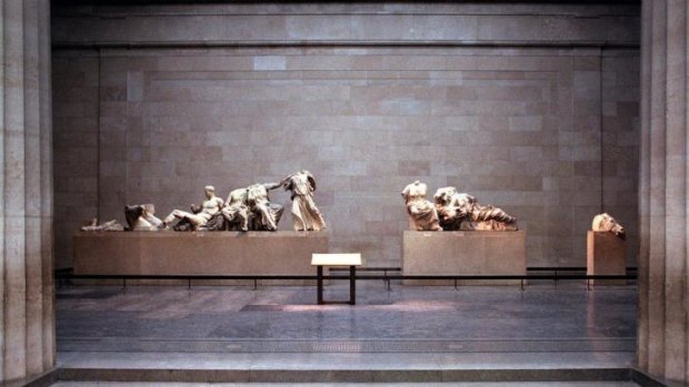 Cultural treasures: Sculptures from the Elgin Marbles at the British Museum in London.