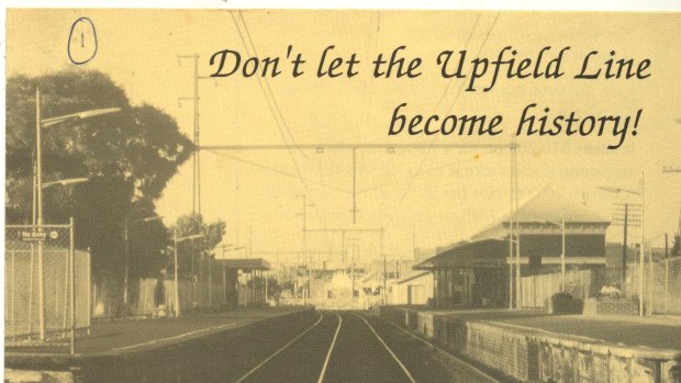 Don't let the Upfield line become history! a