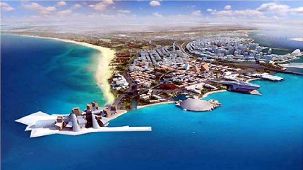 Abu Dhabi's Guggenheim and Louvre museums will be side by side on Saadiyat Island.