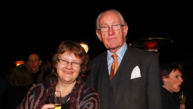 Writer and subject ... Margaret Simons and Malcolm Fraser won Book of the Year.