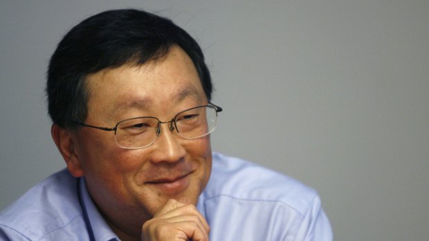 Mega pay package: BlackBerry interim CEO John Chen.