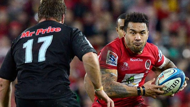 Danger man: Digby Ioane of the Reds.