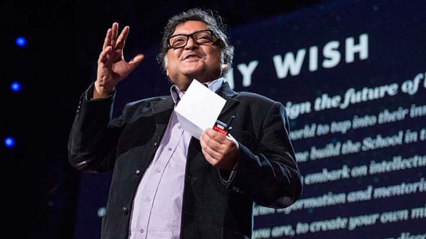 "I had accidentally stumbled onto something universal" ... TED prize winner Sugata Mitra.