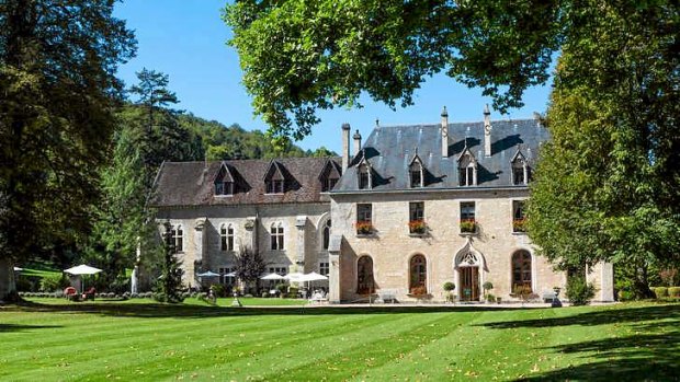 Abbaye de la Bussiere in Burgundy is movie-set perfect.