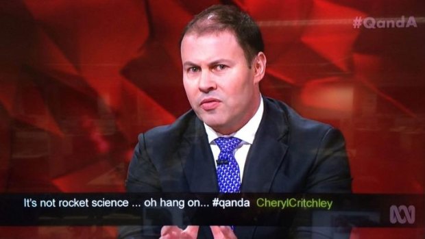 Breaking the government's Q&A ban ... Assistant Treasurer Josh Frydenberg made a low-key appearance on the ABC program despite labelling Donald Trump a 'dropkick'.