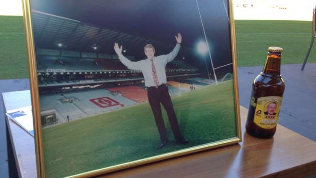 Scenes from Ross Livermore's memorial service at Suncorp Stadium.