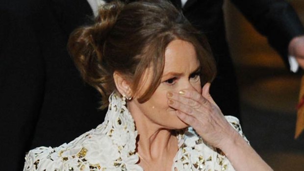 Oops ... Melissa Leo has apologised for her four-letter slip.