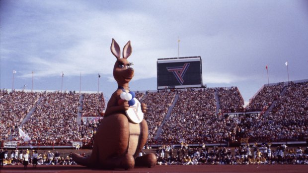 Matilda the Kangaroo was mascot at the 1982 Brisbane Commonwealth Games.